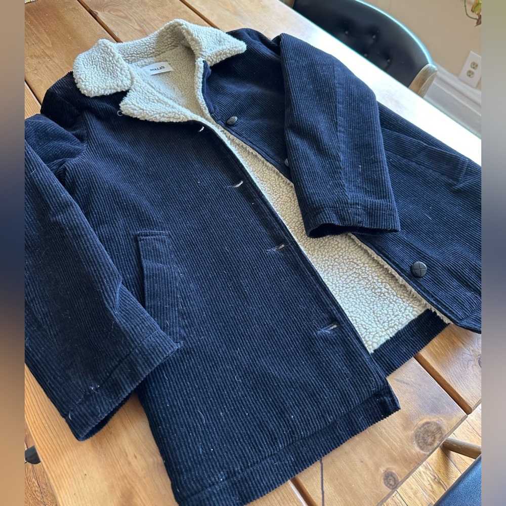 Rolla’s Navy Blue Corduroy Women’s Jacket